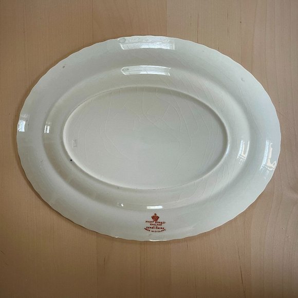 Near-Antique Myott Son & Co. “Derbyshire” Oval Platter (1930) - Picture 5 of 5